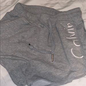 CK set shorts and hoodie